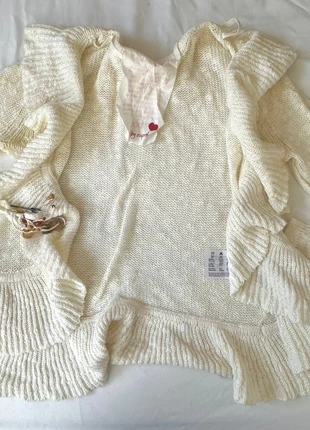 White cardigan with pin, brand: EDC by Esprit, condition: New without tags, size: XXS / 4, £20.00, £21.70 includes Buyer Protection