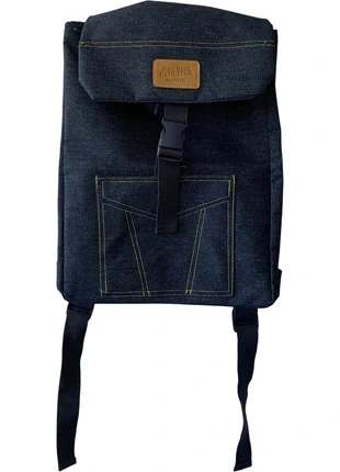 Jean Paul Gaultier Poue Vous Denim Backpack (CH,G8, 1327), brand: Jean Paul Gaultier, condition: Very good, £7.00, £8.05 includes Buyer Protection Pro