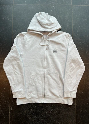 sweat à capuche et zip blanc stussy taille L, brand: Stüssy, condizioni: Ottime, taglia: L, €75.00, €79.45 include la Protezione acquisti