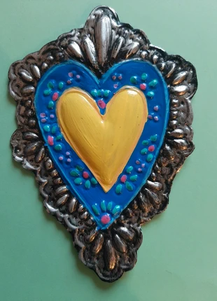 Coeur métal j/b, brand: sans marque, condition: Like new, €17.00, €18.55 includes Buyer Protection