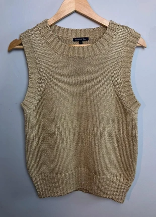 Pull sans manches Soeur doré taille S, merk: soeur, staat: Nieuw zonder prijskaartje, maat: S / 36 / 8, € 100,00, € 105,70 inclusief Kopersbescherming