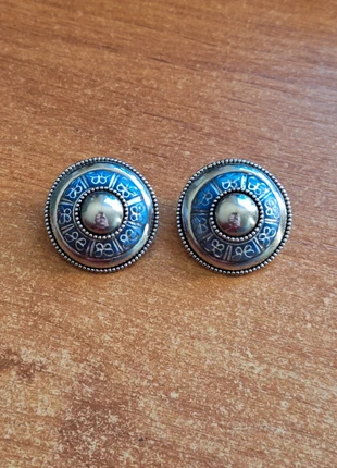 Magnifiques Boucles d'Oreilles clip Signées Chorange – Créateur Français, Vintage Argenté et Bleu, marque: Chorange, état: Très bon état, 44,00 €, 46,90 € Protection acheteurs incluse