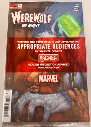 Werewolf by Night Red Band # 6 (Marvel Comics), staat: Als nieuw, € 5,99, € 6,99 inclusief Kopersbescherming Pro