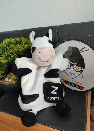 doudou alphabet peluche marionnette zèbre z comme noir blanc baby nat' DD003439, brand: Baby Nat, condition: Very good, size: One size, €14.00, €15.40 includes Buyer Protection Pro