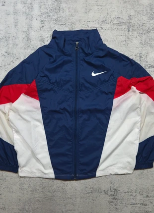 🔵 Veste Nike Vintage Coupe-Vent Tricolore Bleu Marine Rouge Blanc S Mixte Filet Intérieur 90s, marke: Nike, zustand: Sehr gut, größe: S, 64,95 €, 68,90 € beinhaltet Vinted-Käuferschutz Pro