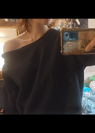 Off shoulder dark blue sweater, marke: Alternative, zustand: Neu, größe: XL / 42 / 14, 10,00 €, 11,20 € inklusive Vinted-Käuferschutz