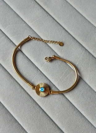 Stainless steel evil eye bracelet, brand: Xuping, condition: New without tags, £4.99, £5.94 includes Buyer Protection Pro