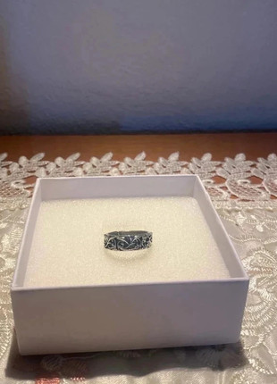 💍 Anello argento con dettagli intagliati Y2K Vintage, marque: En Route Jewelry, état: Neuf avec étiquette, taille: Ajustable, 6,40 €, 7,42 € Protection acheteurs incluse