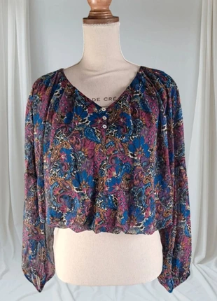 Blouse Coupe Courte Promod Taille M💜, marke: Promod, zustand: Sehr gut, größe: M / 38 / 10, 23,95 €, 25,85 € beinhaltet Vinted-Käuferschutz Pro