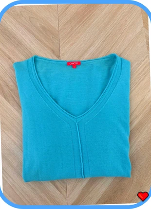 (2) Pull CHACOK femme – Taille L – Bleu turquoise, marca: Chacok, estado: Muy bueno, tamaño: L / 40 / 12, 24,00 €, 25,90 € Protección al comprador incluida