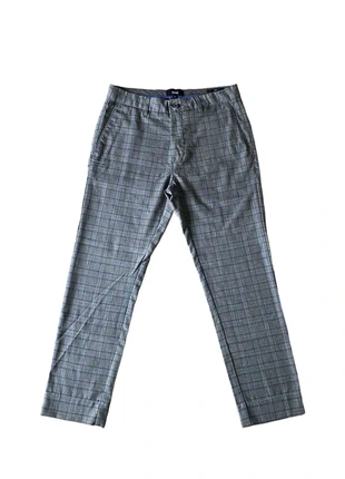 Pantalon Chino Jules carreaux Gris et Bleu, merk: Jules, staat: Heel goed, maat: S, € 4,00, € 4,90 inclusief Kopersbescherming
