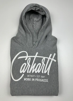 Sweat à capuche - hoodie - Carhartt - gris clair - taille S - femme, marque: Carhartt, état: Très bon état, taille: S / 36 / 8, 25,00 €, 26,95 € Protection acheteurs incluse