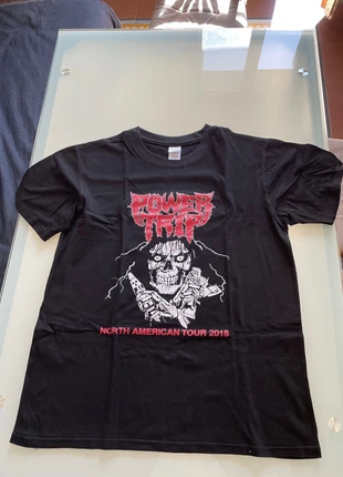 Camiseta PowerTrip american tour 2018, merk: Gildan, staat: Nieuw zonder prijskaartje, maat: M, € 20,00, € 21,70 inclusief Kopersbescherming