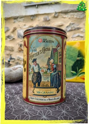 🎩 Boîte métal vintage Van Houten, marca: Original, estado: Bom, €9.00, €10.15 inclui Proteção do Comprador