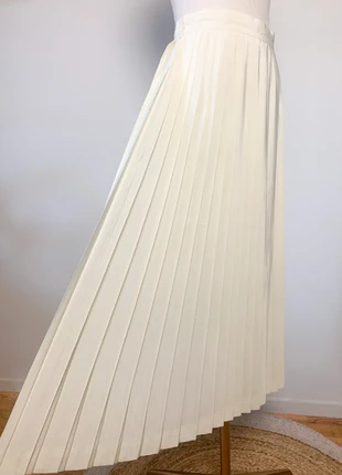 Jupe midi plissée soleil crème vintage Billy Bonny #vintage #billybonny, brand: Vintage, condition: Very good, size: S / 36 / 8, €19.00, €20.65 includes Buyer Protection Pro