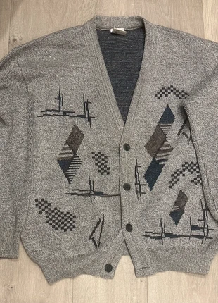 Cárdigan Vintage / Grey (Size L), marca: Local, estado: Muy bueno, tamaño: L, 6,00 €, 7,00 € Protección al comprador incluida