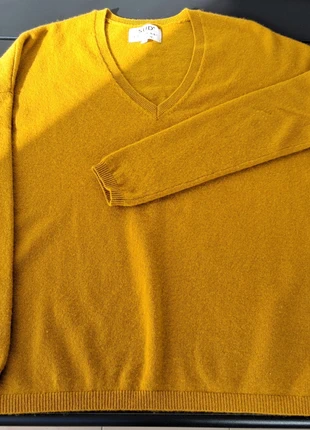 Pull-over 100% Cachemire Sud Express "Monjoe" Jaune Safran T0, marque: SUD Express, état: Très bon état, taille: S / 36 / 8, 55,00 €, 58,45 € Protection acheteurs incluse