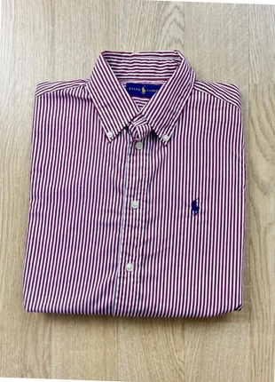 Chemise Ralph Lauren à rayures rouge et blanche homme taille S, brand: Ralph Lauren, condition: Very good, size: S, €30.00, €32.20 includes Buyer Protection