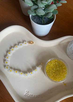 Bracelet printemps fleur pâquerette bohème 🌿, brand: Fait Main, condizioni: Ottime, €3.00, €3.85 include la Protezione acquisti