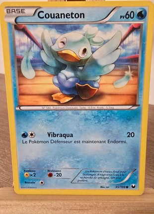 Couaneton ~ Noir & Blanc ~ Explorateurs Obscurs, marke: Pokémon, zustand: Sehr gut, 1,10 €, 1,86 € inklusive Vinted-Käuferschutz
