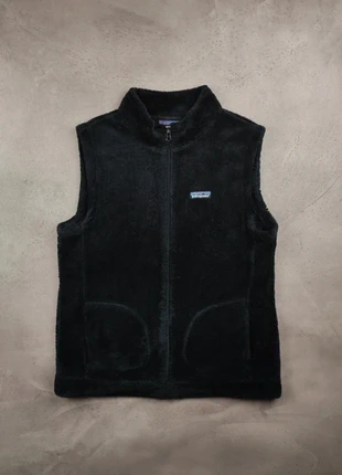 Gilet / Veste sans manches Polaire Sherpa / moumoute Patagonia vintage noir - Taille L femme, brand: Patagonia, condition: Very good, size: L / 40 / 12, €50.00, €53.20 includes Buyer Protection