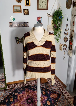 💎 90's Vintage Pullover Michael Jordan a righe invernale S size 💎, marque: Vintage Dressing, état: Très bon état, taille: S / 36 / 8, 20,00 €, 21,70 € Protection acheteurs incluse