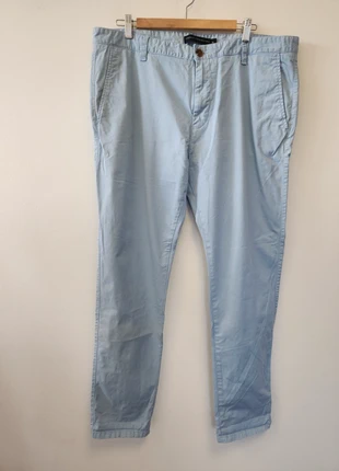 French Connection Pale Blue Chino Trouser 38 Waist (G7) 39694, brand: French Connection, condition: Good, size: W38, £2.50, £3.33 includes Buyer Protection Pro