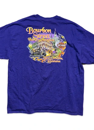 Harley-davidson motorcycles bourbon st mardi gras t-shirt, brand: Harley Davidson, condition: Good, size: XL, £21.14, £22.90 includes Buyer Protection