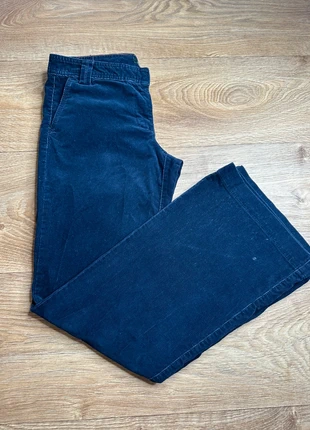 Pantalon en Velour Côtelé Bleu Marine - Taille 8 - Style Vintage - Coupe Large, marque: J.Crew, état: Très bon état, taille: L, 9,00 €, 10,15 € Protection acheteurs incluse