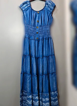 vestito comodo elasticizzato denim, brand: Airisa, condizioni: Nuovo con cartellino, taglia: M / IT 42 / EU 38, €15.80, €17.29 include la Protezione acquisti