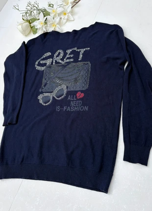 Pull bleu marine col bateau femme taille XL, état: Très bon état, taille: XL / 42 / 14, 3,50 €, 4,38 € Protection acheteurs incluse