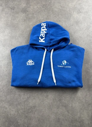 Sweatshirt à capuche Kappa bleu marine vintage taille M homme basket logo brodé hoodie - SWE0073, marca: Kappa, estado: Muito bom, tamanho: M, €11.00, €12.25 inclui Proteção do Comprador Pro