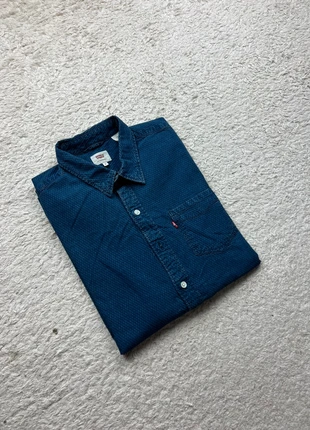 Chemise manche longue Levi's marine motif uni vintage - M homme, marca: Levi's, estado: Muito bom, tamanho: M, €24.90, €26.85 inclui Proteção do Comprador
