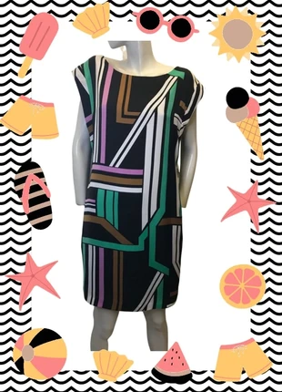 Robe à motifs Yessica, marque: Yessica, état: Très bon état, taille: L / 40 / 12, 8,40 €, 9,52 € Protection acheteurs (Pro) incluse