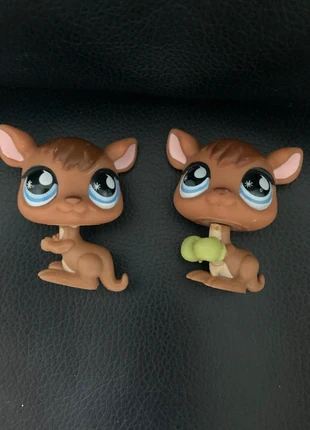 Lot de deux Littlest Petshop #682 tan brown Kangaroo, marque: Littlest Pet Shop, état: Très bon état, taille: Prématuré, jusqu'à 44cm, 6,00 €, 7,00 € Protection acheteurs incluse
