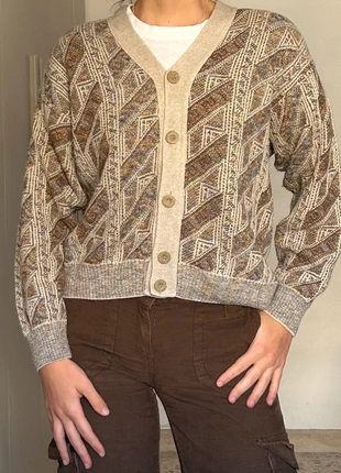 Maglione/cardigan a fantasia lana vintage, marque: Vintage Dressing, état: Très bon état, taille: S / 36 / 8, 13,00 €, 14,35 € Protection acheteurs incluse