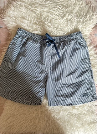 Short de bain bleu et blanc, marke: mora mora, zustand: Neu, größe: L, 8,50 €, 9,63 € inklusive Vinted-Käuferschutz