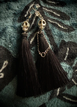 Skull Ohrringe ohrhänger Quasten Kleid Gothic occult Modeschmuck, marque: Alternative, état: Très bon état, 16,66 €, 18,19 € Protection acheteurs incluse