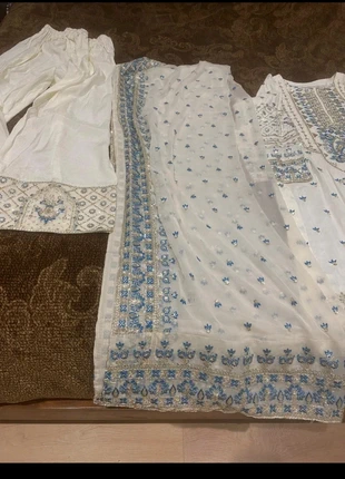 Kamiz kameez trouser dupatta pakistani eid especial dress, marca: afrozeh, estado: Muy bueno, tamaño: L / 40 / 12, 50,00 €, 53,20 € Protección al comprador incluida