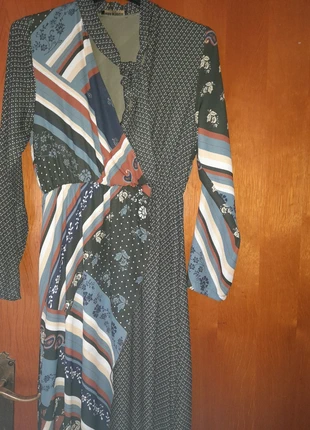 prachtige jurk in herfsttinten medium, merk: Infinite, staat: Heel goed, maat: M / 38 / 10, € 15,00, € 16,45 inclusief Kopersbescherming