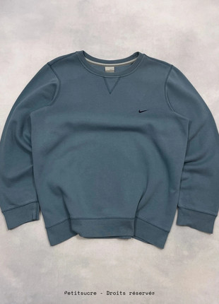 Pull Nike y2k Bleu Solo swoosh brodé Hip hop Crew Neck Sweatshirt - Taille S /145B, marque: Nike, état: Très bon état, taille: S, 49,00 €, 52,15 € Protection acheteurs (Pro) incluse