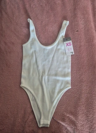 White Ribbed Bodysuit, brand: Primark, condition: New with tags, size: XS / 34 / 6, €3.00, €3.85 includes Buyer Protection