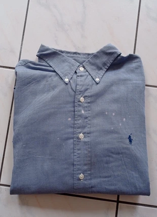 Chemise Ralph-Lauren - taille XL - bleue à carreaux, marca: Ralph Lauren, estado: Bueno, tamaño: XL, 5,00 €, 5,95 € Protección al comprador incluida