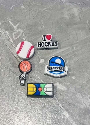 Croc/shoe charms - sport theme, brand: NO LABEL, condition: New without tags, £1.00, £1.38 includes Buyer Protection