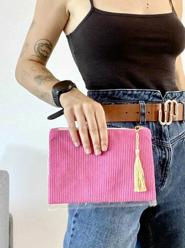 Pochette Rose - Neuve dans sa pochette plastique - photo numéro 3