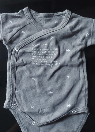 Gigoteuse bébé 3 mois - Gémo, marque: Gémo, état: Très bon état, taille: 1-3 mois / 56 cm, 2,00 €, 2,80 € Protection acheteurs incluse