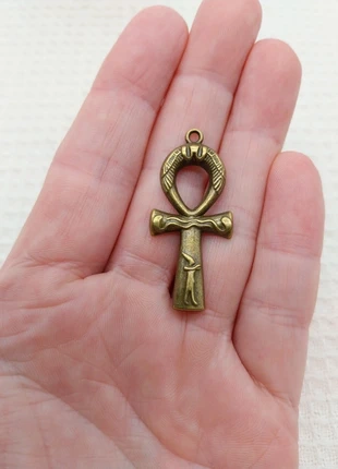 Pendentif croix ankh bronze, création bijoux égypte DIY A1692, brand: Création bijoux Syllikan, condizioni: Ottime, €2.50, €3.33 include la Protezione acquisti Pro