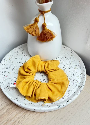 Chouchou élastique scrunchie coton, marca: Boutique Parisienne, estado: Muy bueno, 2,00 €, 2,80 € Protección al comprador Pro incluida