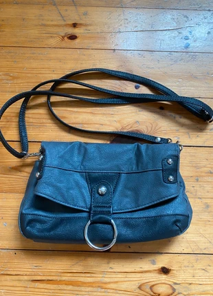 Vintage Dark grey handbag with silver hoop clip, brand: Vintage Dressing, condition: Good, €8.00, €9.10 includes Buyer Protection