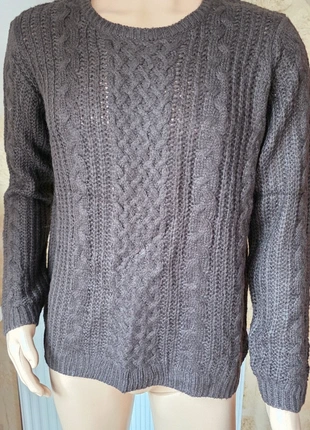 Pull marron foncé homme torsadé-kiabi- taille XL, marca: Kiabi, estado: Muy bueno, tamaño: XL, 5,00 €, 5,95 € Protección al comprador incluida